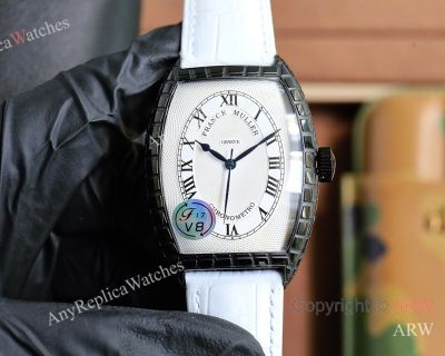 High Quality Replica Franck Muller Different Colors Leather Strap Different Colors Face Dial Different Colors Bezel Watch 55*42*13mm
